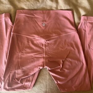 Lululemon Women's Size 6 Align Pant II 25" Rustic Coral